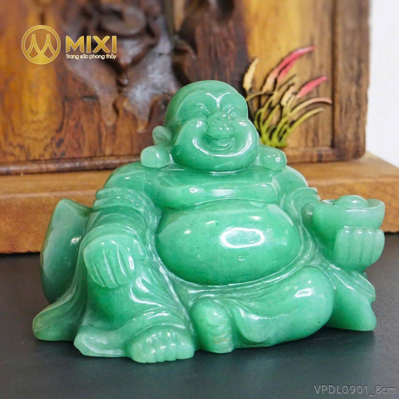 TƯỢNG PHẬT DI LẶC THẠCH ANH XANH – BIỂU TƯỢNG HẠNH PHÚC, MAY MẮN & AN LÀNH