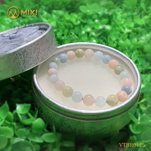 VÒNG TAY ĐÁ BERYL ĐA SẮC – LAN TỎA NĂNG LƯỢNG NHẸ NHÀNG, GIỮ GÌN BÌNH AN & MAY MẮN