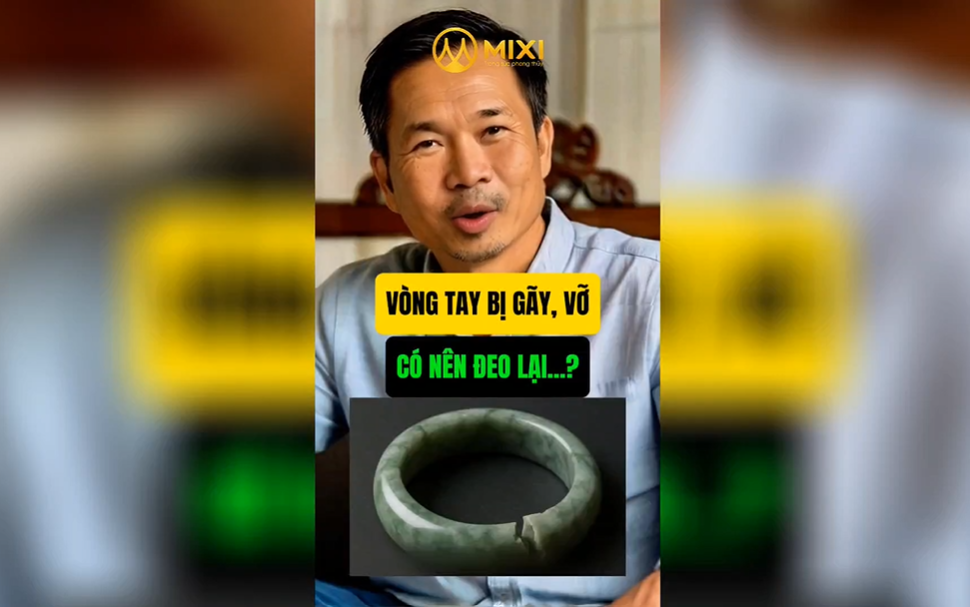 VÒNG TAY BỊ GÃY, VỠ CÓ NÊN ĐEO LẠI...???