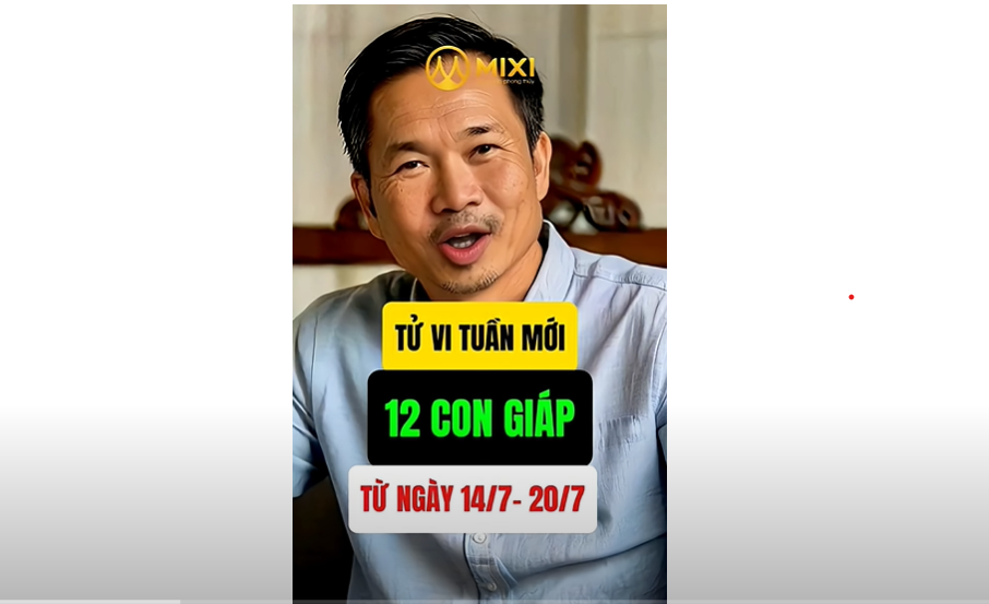TỬ VI TUẦN MỚI CỦA 12 CON GIÁP TỪ NGÀY 14/7 - 20/7