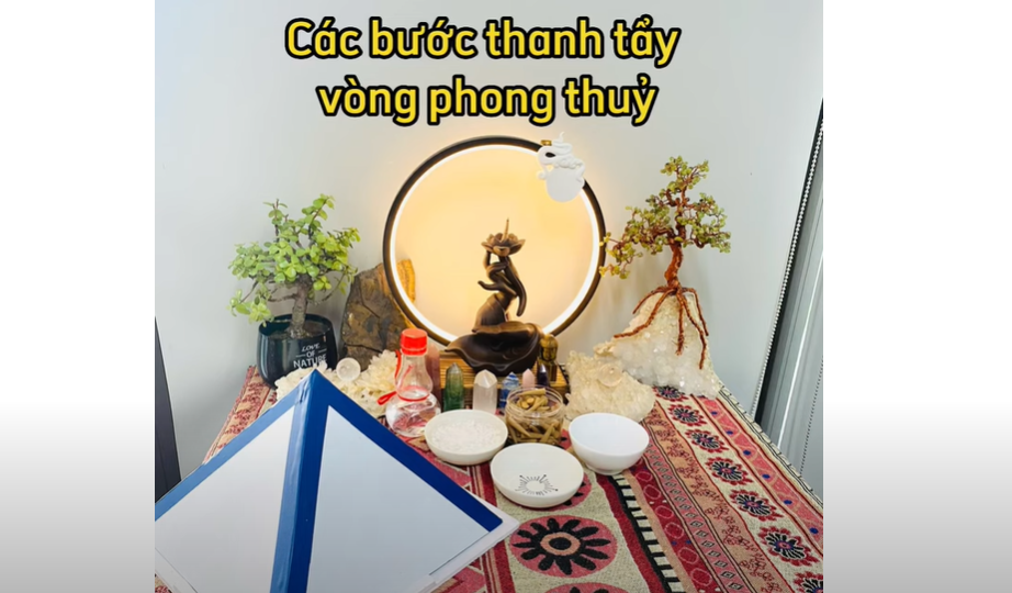 CÁC BƯỚC THANH TẨY VÒNG PHONG THUY!!!