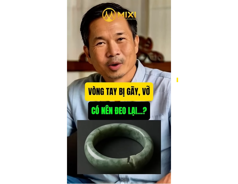 VÒNG TAY BỊ GÃY VỠ CÓ NÊN ĐEO LẠI KHÔNG...!?