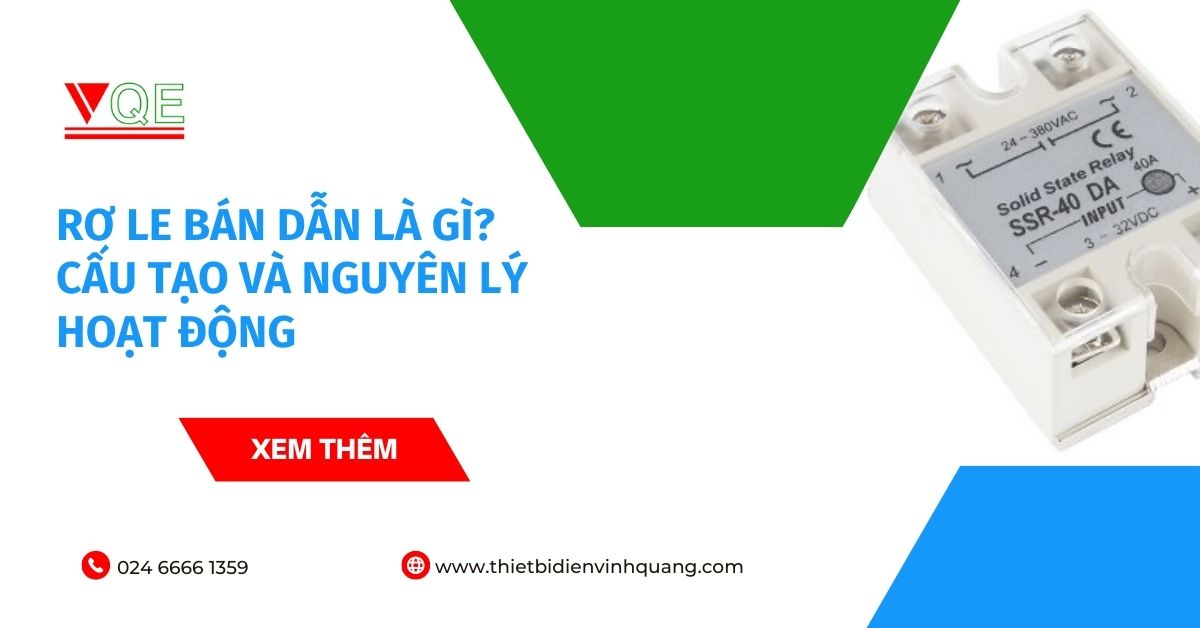 Rơ le bán dẫn là gì? Cấu tạo và nguyên lý hoạt động