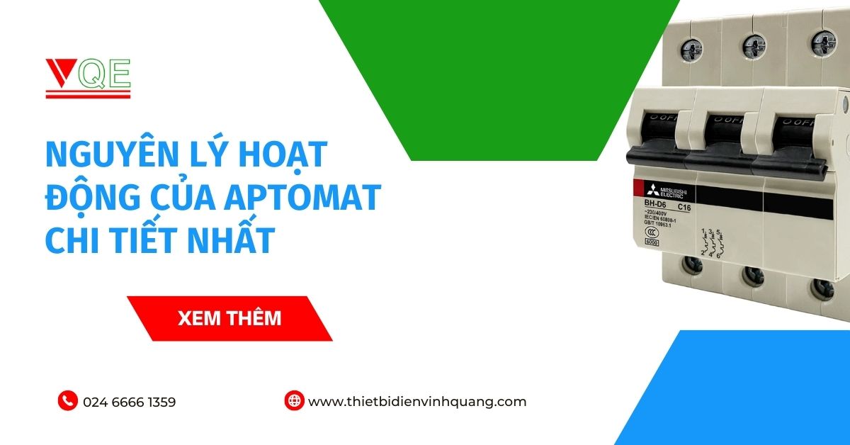 Nguyên lý hoạt động của aptomat chi tiết nhất