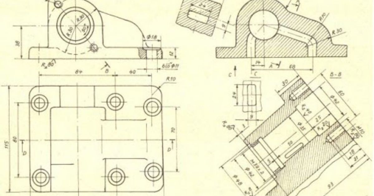 thietbidienvinhquang.com - Các loại bản vẽ cơ khí phổ biến