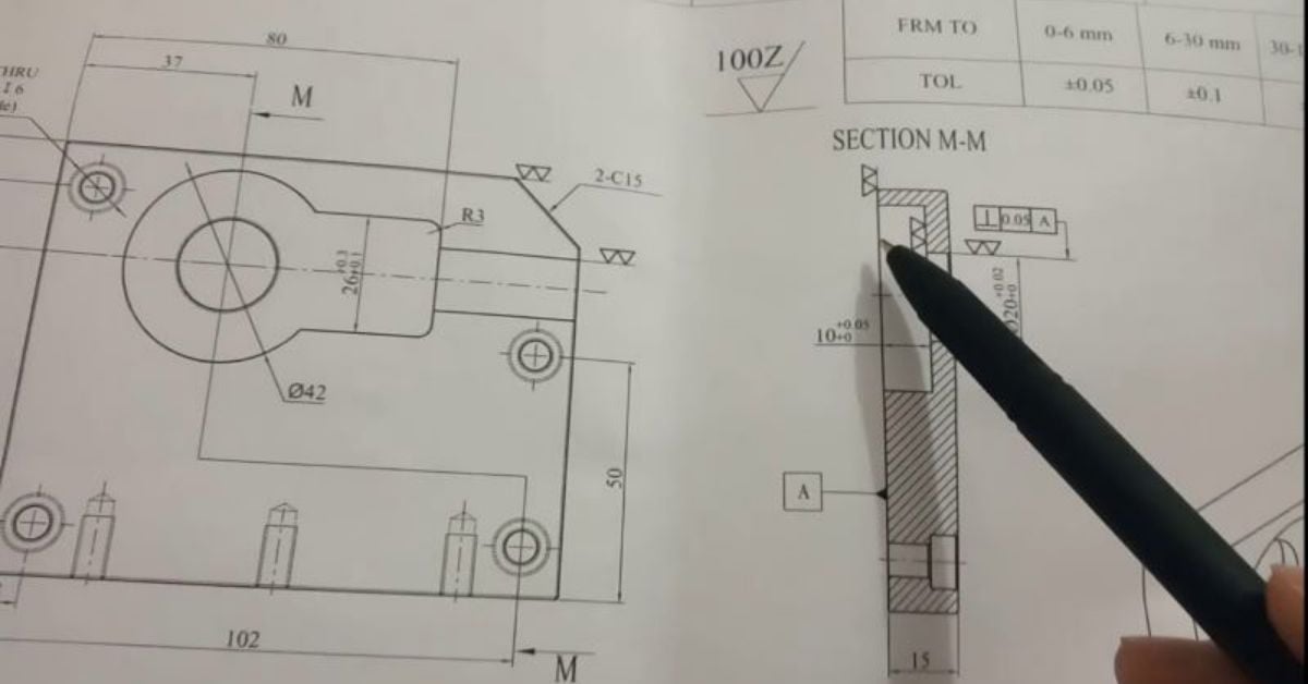 thietbidienvinhquang.com - Cách đọc bản vẽ cơ khí chi tiết từ A đến Z cho người mới bắt đầu