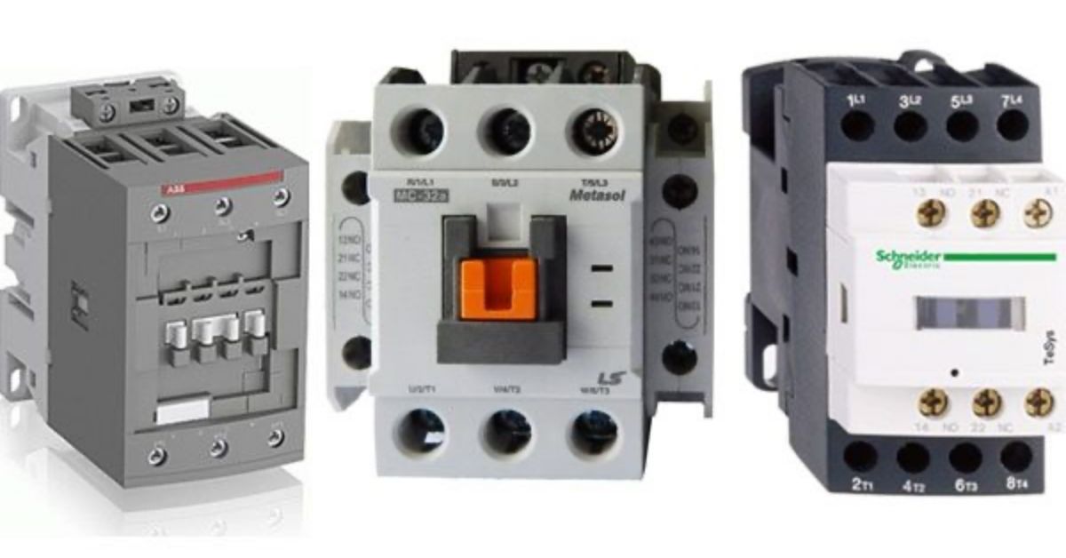 thietbidienvinhquang.com - Phân loại contactor 1 pha