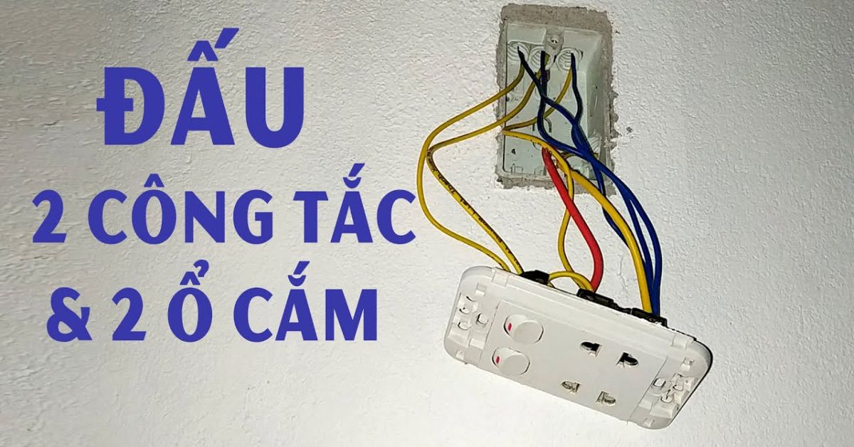 thietbidienvinhquang.com - Cách đấu bảng điện 2 công tắc