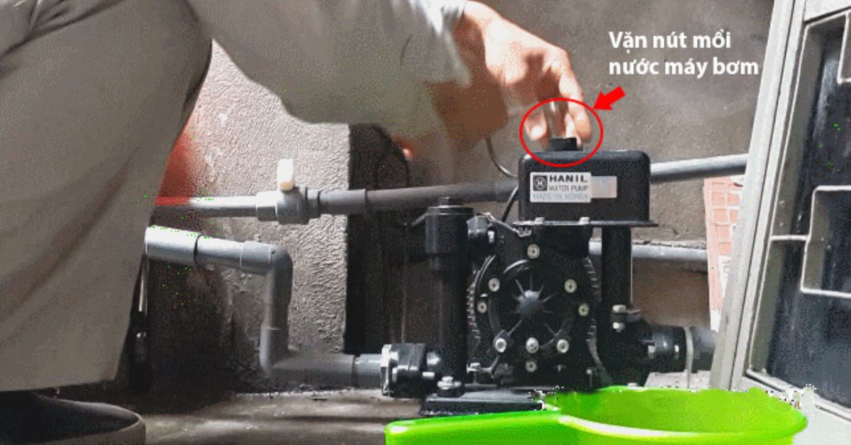 thietbidienvinhquang.com - Cách mồi nước máy bơm