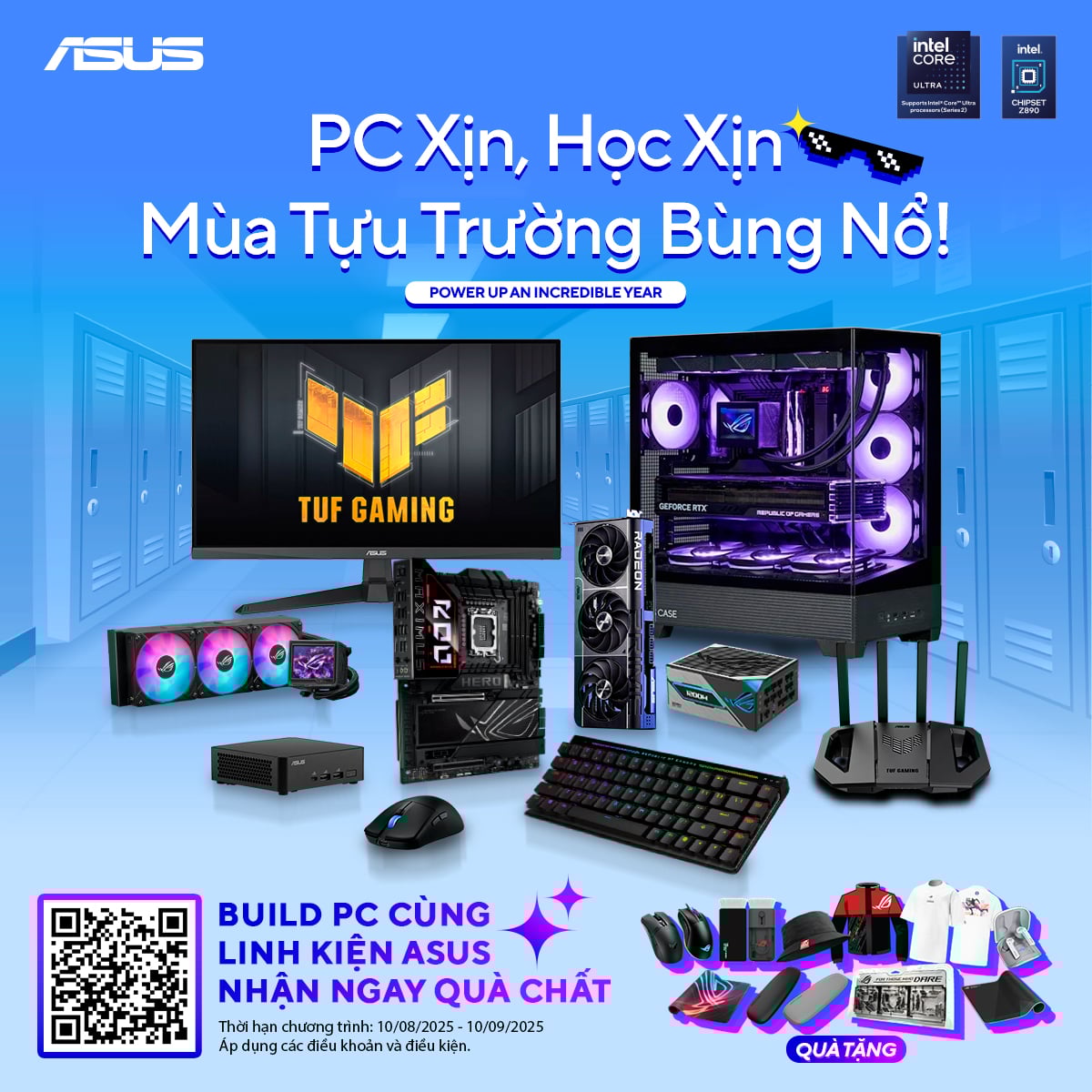PC XỊN, HỌC XIN – MÙA TỰU TRƯỜNG BÙNG NỔ