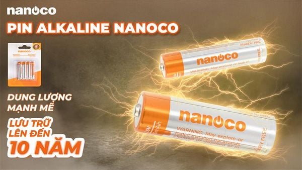 Pin Alkaline Nanoco – Năng Lượng Bền Bỉ Cho Mọi Thiết Bị