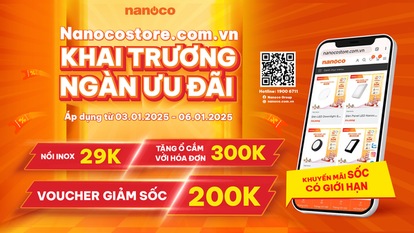 nanocostore - TRANG BÁN HÀNG TRỰC TUYẾN CỦA NANOCO CHÍNH THỨC RA MẮT!