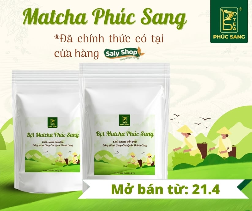 Ra mắt BỘT MATCHA PHÚC SANG – Dòng Matcha Cao Cấp dành riêng cho quán