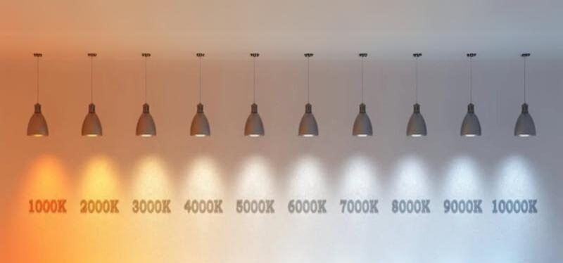 Lựa chọn nhiệt độ màu của ánh sáng cho các không gian trong một ngôi nhà