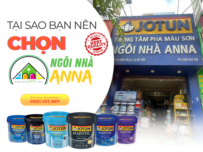 🌟 Ngôi Nhà Anna – Lý do bạn nên chọn đại lý sơn chính hãng số 1 🌟