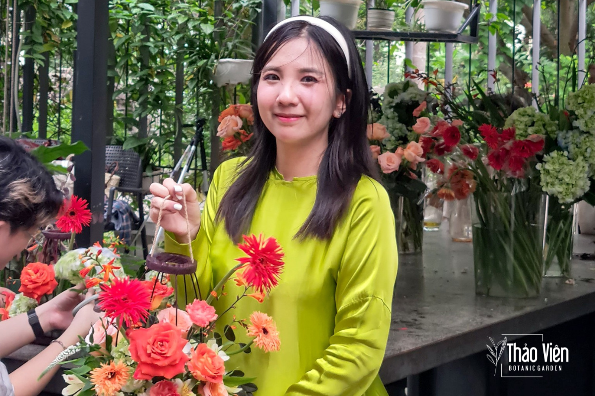 Workshop làm đèn lồng hoa - Nơi nghệ thuật giao hoà cùng thiên nhiên