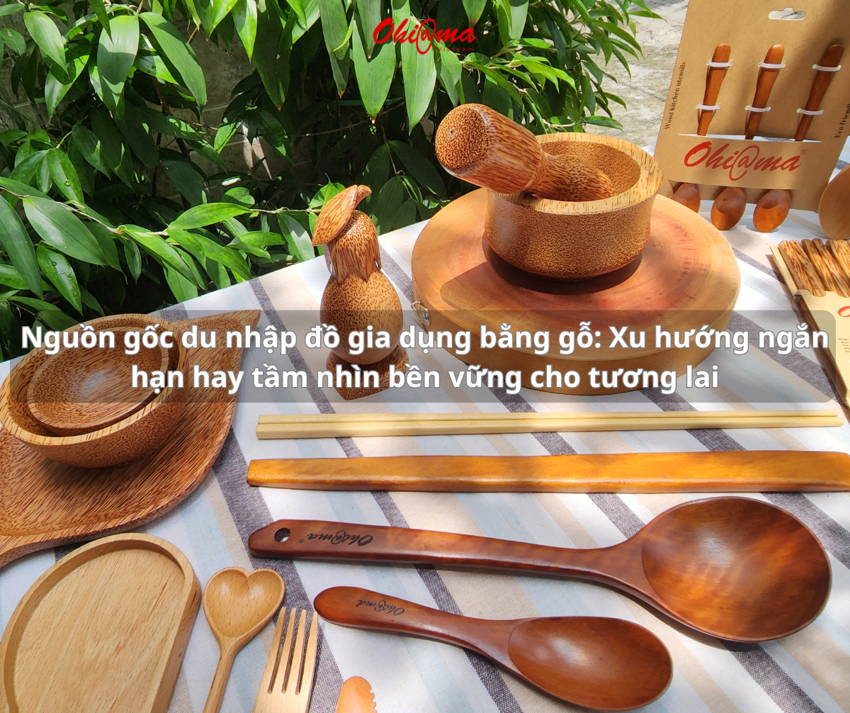 Nguồn gốc du nhập đồ gia dụng bằng gỗ: Xu hướng ngắn hạn hay tầm nhìn bền vững cho tương lai