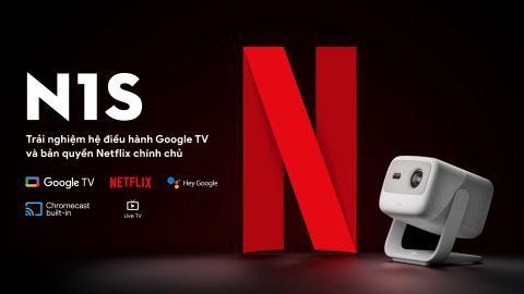 JMGO N1S - NHỎ GỌN, XINH XẮN, CHẤT LƯỢNG HÌNH ẢNH FULL HD CAO CẤP