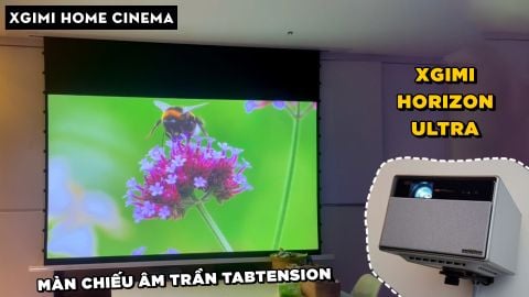 HOME CINEMA VỚI XGIMI HORIZON ULTRA VÀ MÀN CHIẾU ÂM TRẦN TABTENSION ÂM TRẦN