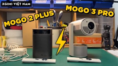 SO SÁNH BỘ ĐÔI MÁY CHIẾU MINI XGIMI MOGO 3 PRO VÀ XGIMI MOGO 2 PLUS