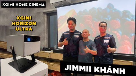 HOME CINEMA VỚI XGIMI HORIZON ULTRA VÀ MÀN SÀN ĐIỆN TRẮNG CHO ANH JIMMII KHÁNH