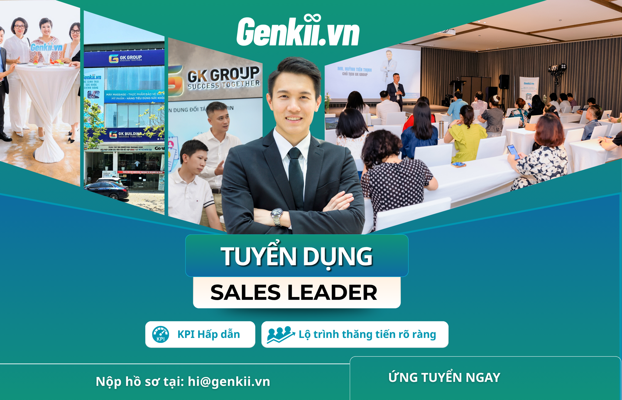 Tuyển dụng Sales Leader – Máy Massage Genkii