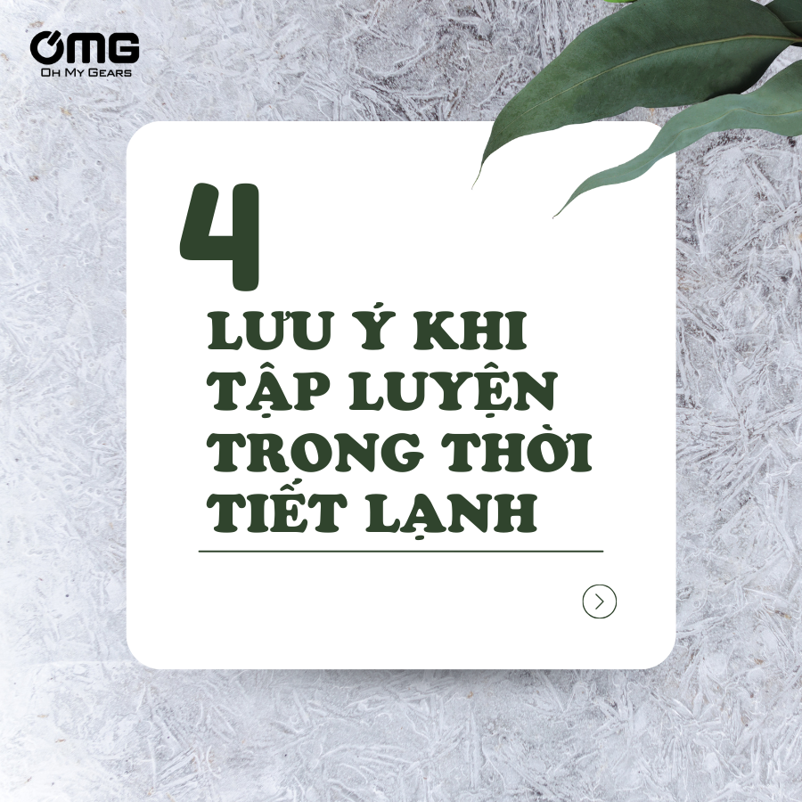 NHỮNG LƯU Ý KHI TẬP LUYỆN TRONG THỜI TIẾT LẠNH