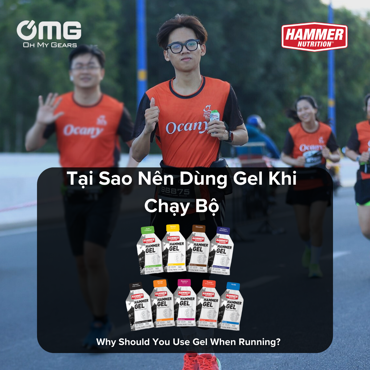 Tại sao nên sử dụng gel năng lượng khi chạy bộ đường dài?