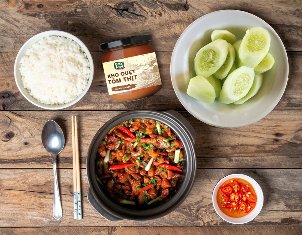 Rau luộc kho quẹt – bữa cơm quê đơn sơ mà trọn vẹn cùng Uma’ Food