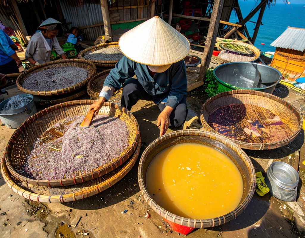 Mắm ruốc: Từ vạt nắng đến mâm cơm phố thị