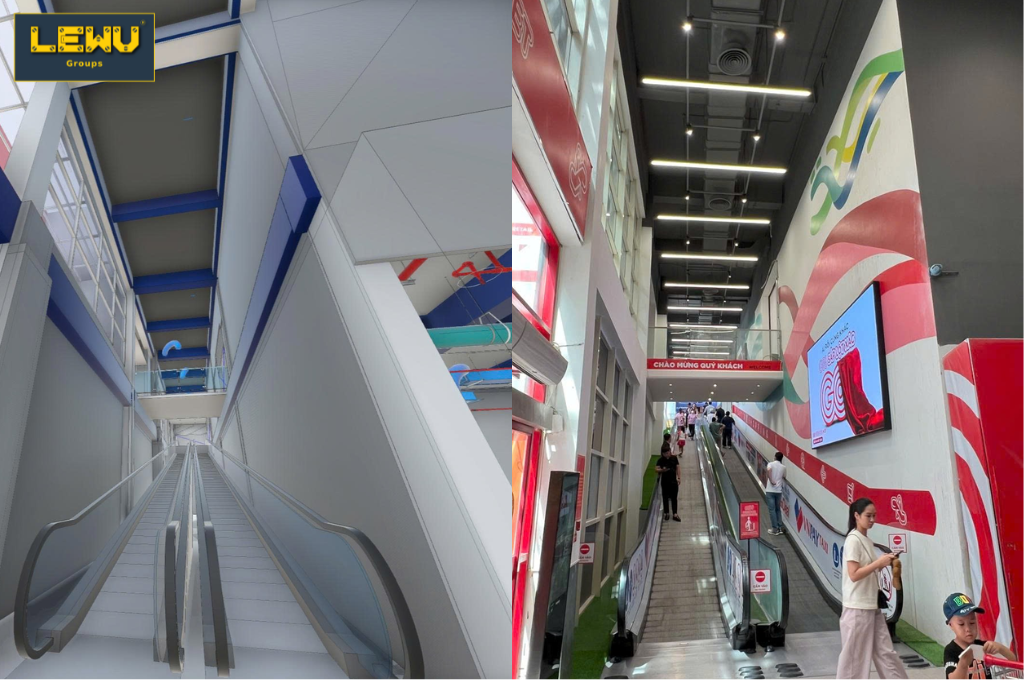 Từ bản thiết kế đến thực tế hoàn thiện GO! Thăng Long