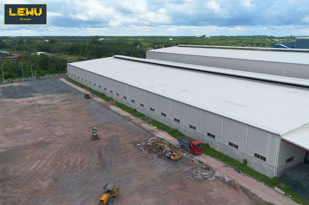 LEWU Groups xây dựng mặt bằng cho nhà máy Billion Industrial Vietnam