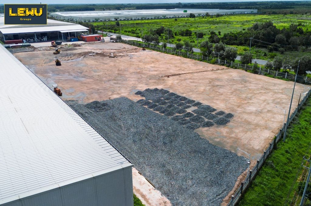 LEWU Groups xây dựng mặt bằng cho nhà máy Billion Industrial Vietnam
