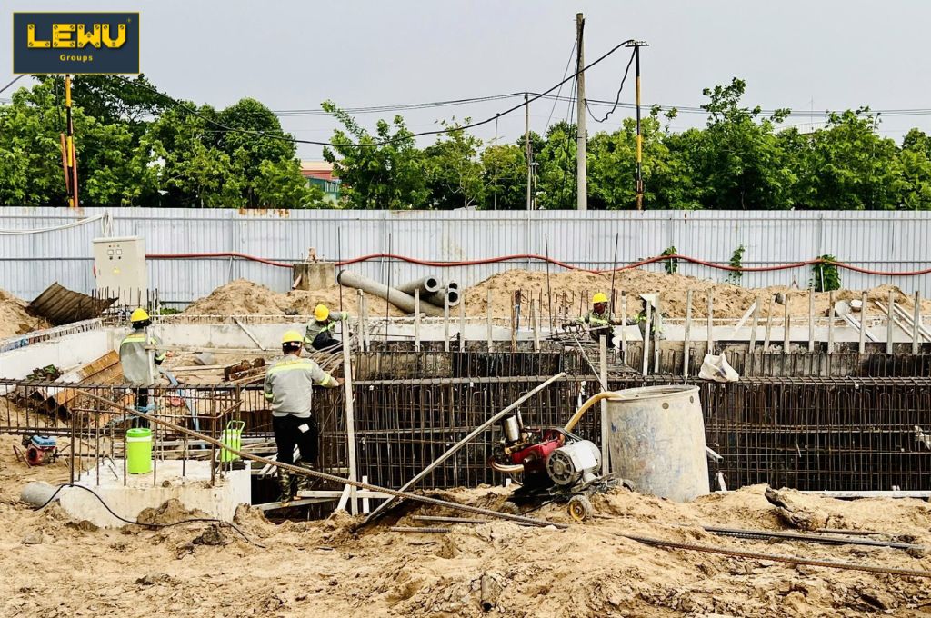 LEWU thi công GO Củ Chi đúng tiến độ