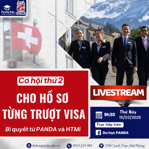 LIVESTREAM ĐẶC BIỆT: CƠ HỘI NÀO CHO HỒ SƠ TỪNG TRƯỢT VISA?