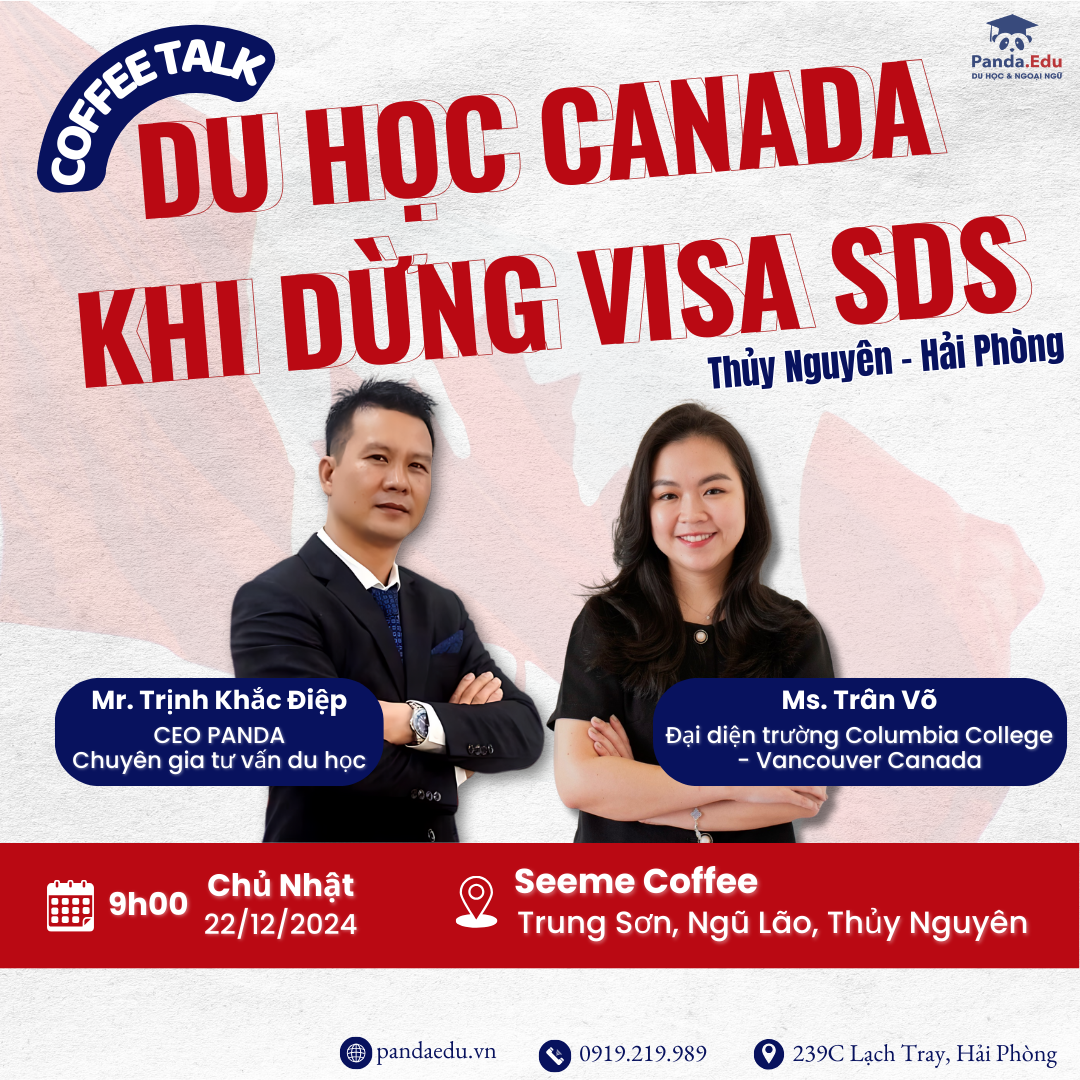 COFFEE TALK: DU HỌC CANADA KHI DỪNG VISA SDS