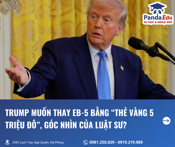 TRUMP MUỐN THAY EB-5 BẰNG 