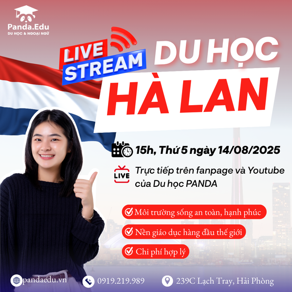 Livestream Du Học Hà Lan Livestream Du Học Hà Lan cùng Webster Leiden University