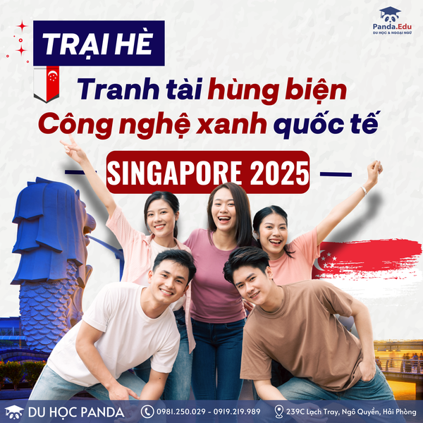 TRẠI HÈ QUỐC TẾ SINGAPORE 2025 – TRANH TÀI HÙNG BIỆN CÔNG NGHỆ XANH
