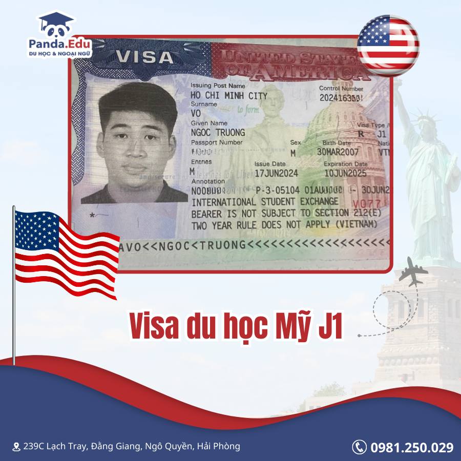 VŨ NGỌC TRƯỜNG - DU HỌC MỸ J1