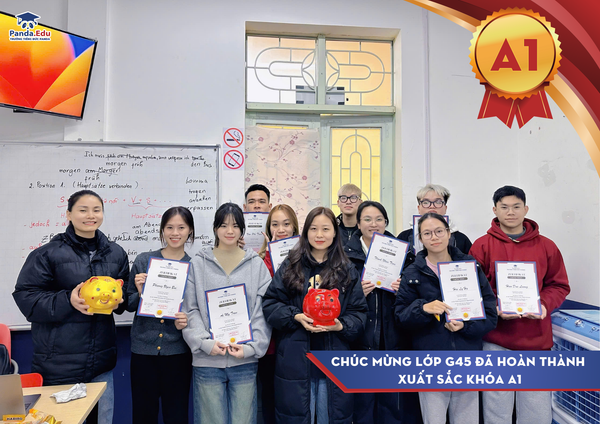 Khai giảng khóa học tiếng Đức A1 ngày 19/05/2025 tại PANDA
