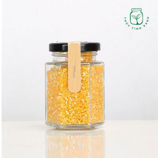 Hũ lục giác nắp thiếc 500ml