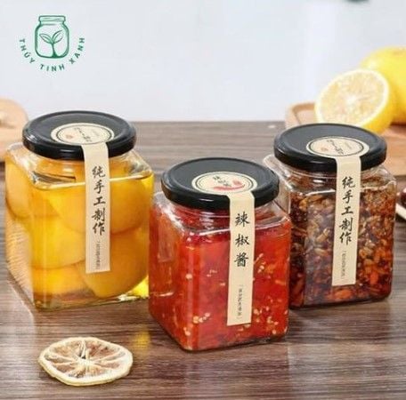 Hũ thủy tinh nắp thiếc