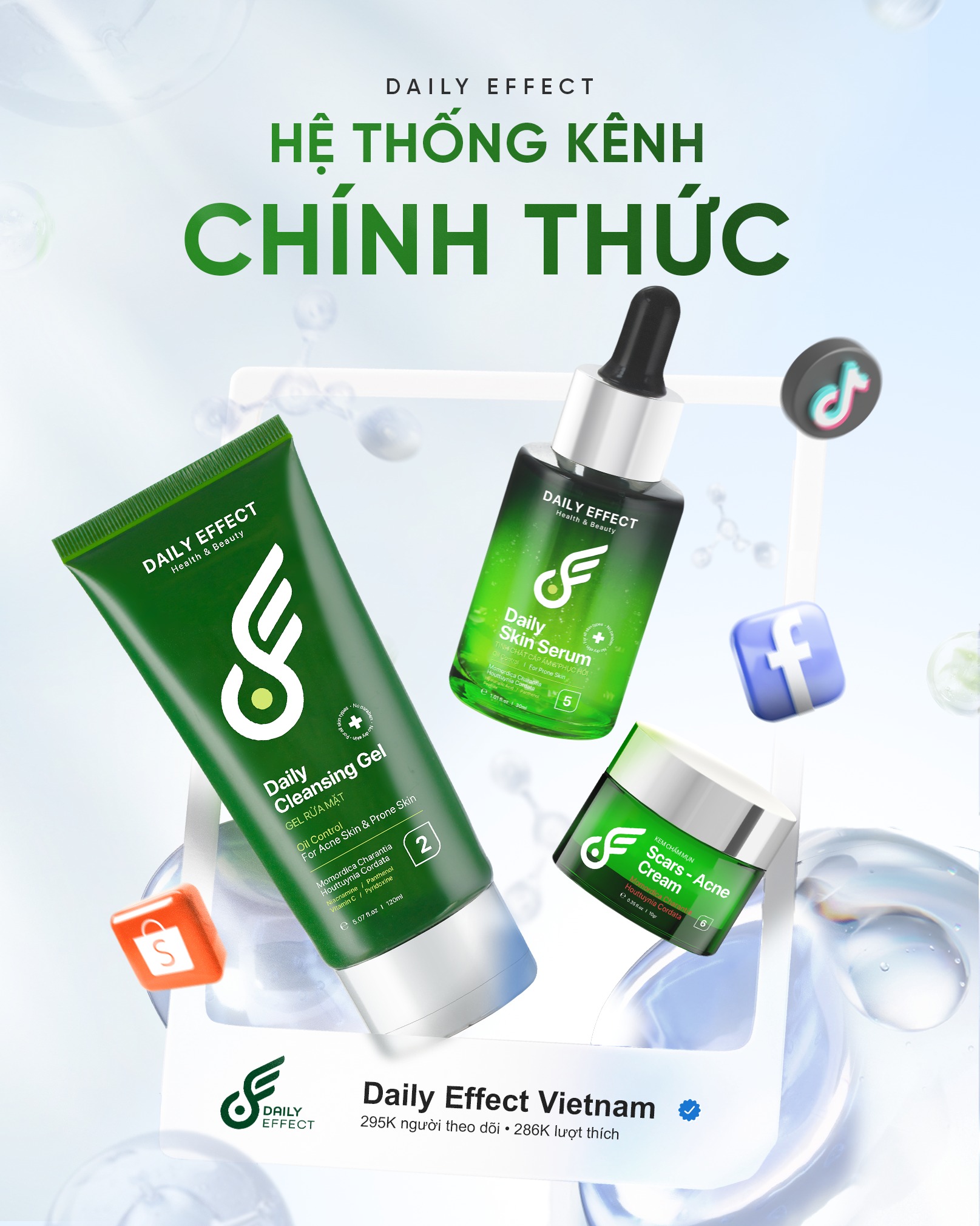 THÂN GỬI BẠN THƯƠNG: HỆ THỐNG KÊNH CHÍNH THỨC CỦA DAILY EFFECT VIETNAM