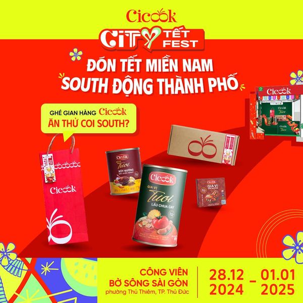 Cicook x City Tết Fest: Đón tết miền Nam South động thành phố