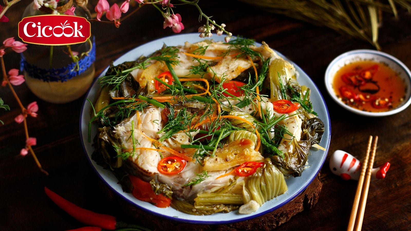 014 - CÁ CHÉP OM DƯA XỐT CHUA CAY