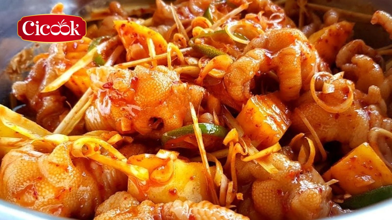 018 – CHÂN GÀ HẤP XẢ - XỐT CHUA CAY