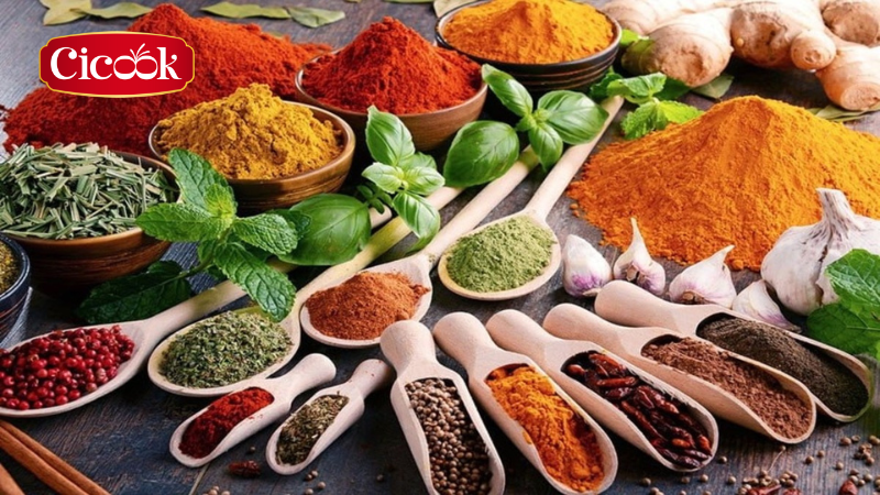 Cicook gia vị tươi dành cho mọi bữa ăn trong gia đình