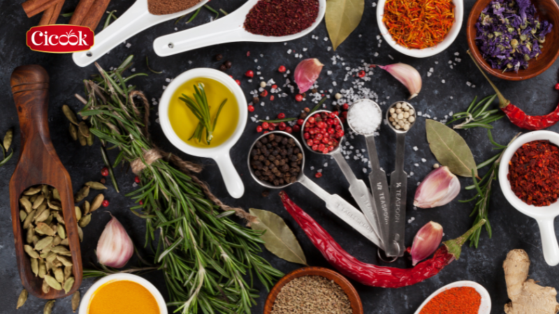 Gia vị sạch ngon lành từ thiên nhiên cho trẻ nhỏ