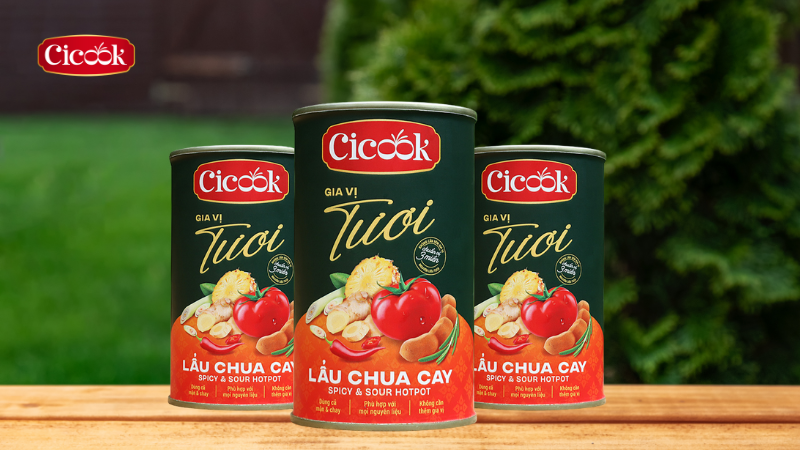 Cicook gia vị tươi tiện lợi cánh tay đắc lực của đầu bếp tại gia